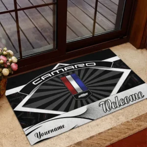 Chevrolet Camaro Doormat, Gift For Chevrolet Camaro Lovers, Gift For Him, Husband, Boyfriend CAR1903052515 - Black