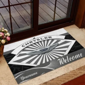 Chrysler Doormat, Gift For Chrysler Lovers, Gift For Him, Husband, Boyfriend CAR1903052519 - Grey