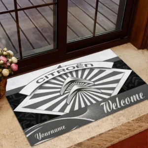 Citroen Doormat, Gift For Citroen Lovers, Gift For Him, Husband, Boyfriend CAR1903052520 - Grey