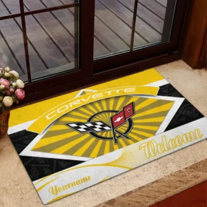 Corvette C5 Doormat, Gift For Corvette C5 Lovers, Gift For Him, Husband, Boyfriend CAR1903052521 - Yellow