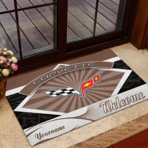 Corvette C6 Doormat, Gift For Corvette C6 Lovers, Gift For Him, Husband, Boyfriend CAR1903052522 - Brown