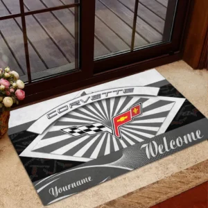 Corvette C6 Doormat, Gift For Corvette C6 Lovers, Gift For Him, Husband, Boyfriend CAR1903052522 - Grey