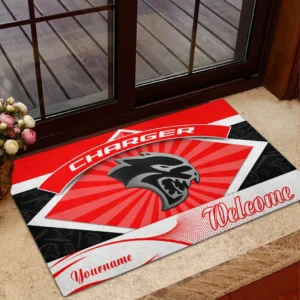 Dodge Charger Doormat, Gift For Dodge Charger Lovers, Gift For Him, Husband, Boyfriend CAR1903052528 - Red