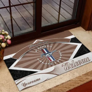 Ford Mustang Doormat, Gift For Ford Mustang Lovers, Gift For Him, Husband, Boyfriend CAR1903052536 - Brown