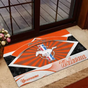 Ford Mustang Doormat, Gift For Ford Mustang Lovers, Gift For Him, Husband, Boyfriend CAR1903052537 - Orange