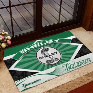 Ford Shelby Doormat, Gift For Ford Shelby Lovers, Gift For Him, Husband, Boyfriend CAR1903052538 - Green