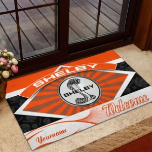 Ford Shelby Doormat, Gift For Ford Shelby Lovers, Gift For Him, Husband, Boyfriend CAR1903052538 - Orange