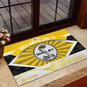 Ford Shelby Doormat, Gift For Ford Shelby Lovers, Gift For Him, Husband, Boyfriend CAR1903052538 - Yellow