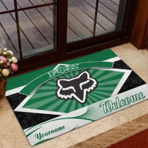 Fox Racing Doormat, Gift For Fox Racing Lovers, Gift For Him, Husband, Boyfriend CAR1903052541 - Green