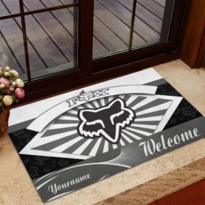 Fox Racing Doormat, Gift For Fox Racing Lovers, Gift For Him, Husband, Boyfriend CAR1903052541 - Grey