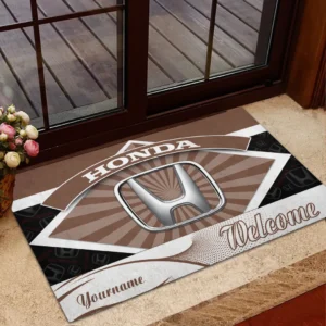 Honda Doormat, Gift For Honda Lovers, Gift For Him, Husband, Boyfriend CAR1903052547 - Brown