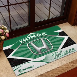 Honda Doormat, Gift For Honda Lovers, Gift For Him, Husband, Boyfriend CAR1903052547 - Green