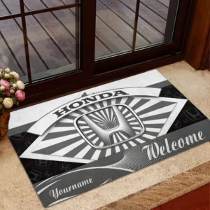 Honda Doormat, Gift For Honda Lovers, Gift For Him, Husband, Boyfriend CAR1903052547 - Grey