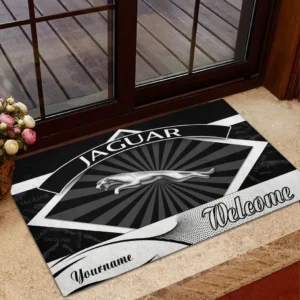 Jaguar Cars Doormat, Gift For Jaguar Cars Lovers, Gift For Him, Husband, Boyfriend CAR1903052552 - Black