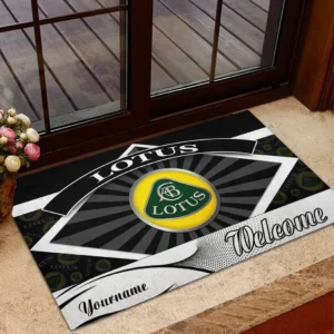 Lotus Cars Doormat, Gift For Lotus Cars Lovers, Gift For Him, Husband, Boyfriend CAR1903052560 - Black