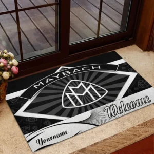Maybach Doormat, Gift For Maybach Lovers, Gift For Him, Husband, Boyfriend CAR1903052562 - Black