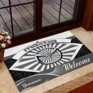 Mazda Doormat, Gift For Mazda Lovers, Gift For Him, Husband, Boyfriend CAR1903052563 - Grey