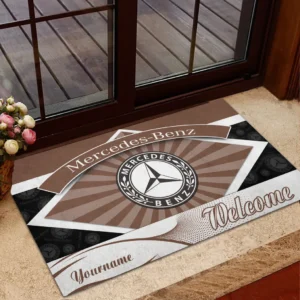 Mercedes Benz Doormat, Gift For Mercedes Benz Lovers, Gift For Him, Husband, Boyfriend CAR1903052568 - Brown