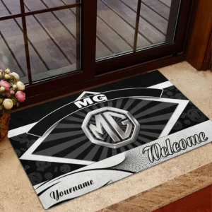 MG Cars Doormat, Gift For MG Cars Lovers, Gift For Him, Husband, Boyfriend CAR1903052570 - Black