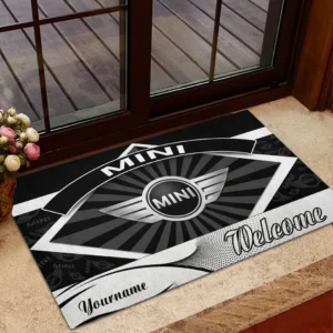 Mini Doormat, Gift For Mini Lovers, Gift For Him, Husband, Boyfriend CAR1903052572 - Black