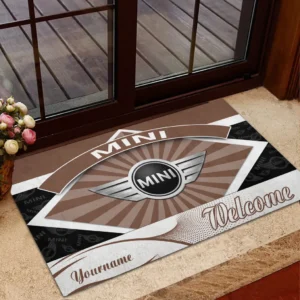 Mini Doormat, Gift For Mini Lovers, Gift For Him, Husband, Boyfriend CAR1903052572 - Brown