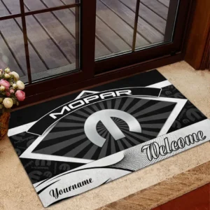 Mopar Doormat, Gift For Mopar Lovers, Gift For Him, Husband, Boyfriend CAR1903052574 - Black