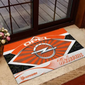 Opel Doormat, Gift For Opel Lovers, Gift For Him, Husband, Boyfriend CAR1903052576 - Orange