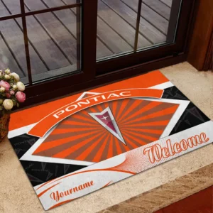 Pontiac Doormat, Gift For Pontiac Lovers, Gift For Him, Husband, Boyfriend CAR1903052580 - Orange