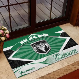 Ram Truck Doormat, Gift For Ram Truck Lovers, Gift For Him, Husband, Boyfriend CAR1903052581 - Green