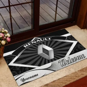 Renault Doormat, Gift For Renault Lovers, Gift For Him, Husband, Boyfriend CAR1903052582 - Black