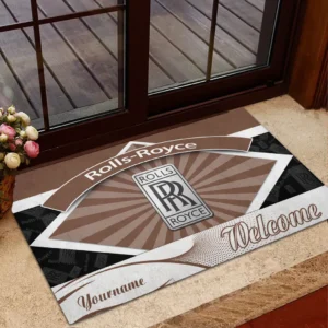 Rolls Royce Doormat, Gift For Rolls Royce Lovers, Gift For Him, Husband, Boyfriend CAR1903052583 - Brown