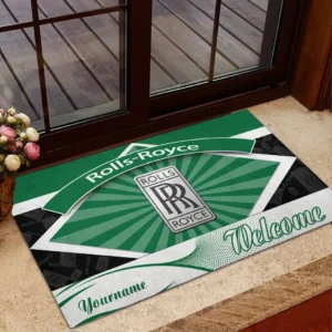 Rolls Royce Doormat, Gift For Rolls Royce Lovers, Gift For Him, Husband, Boyfriend CAR1903052583 - Green