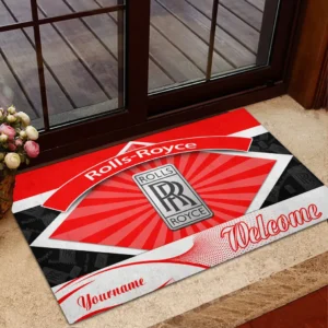 Rolls Royce Doormat, Gift For Rolls Royce Lovers, Gift For Him, Husband, Boyfriend CAR1903052583 - Red