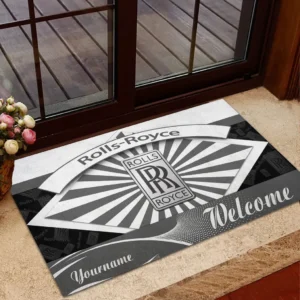 Rolls Royce Doormat, Gift For Rolls Royce Lovers, Gift For Him, Husband, Boyfriend CAR1903052583 - Grey