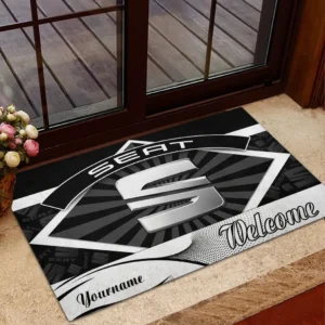 Seat Doormat, Gift For Seat Lovers, Gift For Him, Husband, Boyfriend CAR1903052586 - Black