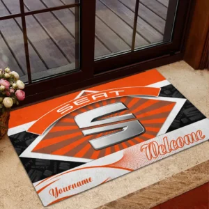 Seat Doormat, Gift For Seat Lovers, Gift For Him, Husband, Boyfriend CAR1903052586 - Orange