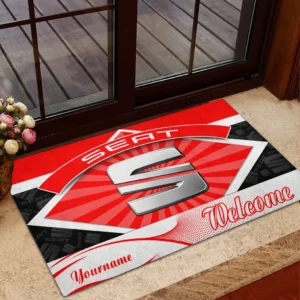 Seat Doormat, Gift For Seat Lovers, Gift For Him, Husband, Boyfriend CAR1903052586 - Red