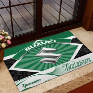 Suzuki Doormat, Gift For Suzuki Lovers, Gift For Him, Husband, Boyfriend CAR1903052589 - Green