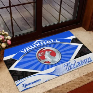Vauxhall Doormat, Gift For Vauxhall Lovers, Gift For Him, Husband, Boyfriend CAR1903052594 - Blue