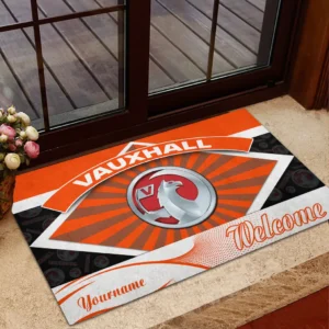 Vauxhall Doormat, Gift For Vauxhall Lovers, Gift For Him, Husband, Boyfriend CAR1903052594 - Orange