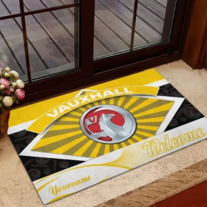 Vauxhall Doormat, Gift For Vauxhall Lovers, Gift For Him, Husband, Boyfriend CAR1903052594 - Yellow