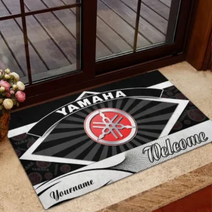 Yamaha Doormat, Gift For Yamaha Lovers, Gift For Him, Husband, Boyfriend CAR1903052597 - Black