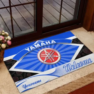 Yamaha Doormat, Gift For Yamaha Lovers, Gift For Him, Husband, Boyfriend CAR1903052597 - Blue