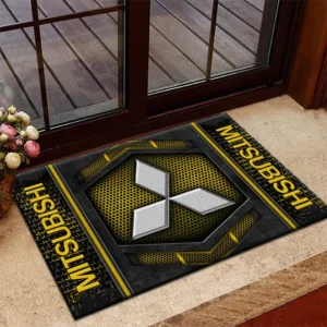 Mitsubishi Doormat, Welcome Mat Gift For Mitsubishi Lovers CAR194032125280 - Yellow