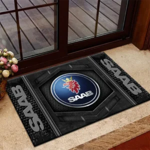 Saab Doormat, Welcome Mat Gift For Saab Lovers CAR194032125281 - Gray