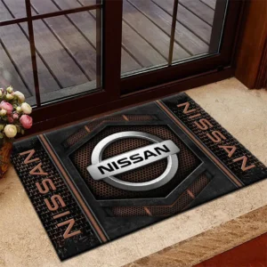 Nissan Doormat, Welcome Mat Gift For Nissan Lovers CAR194032125282 - Brown
