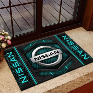 Nissan Doormat, Welcome Mat Gift For Nissan Lovers CAR194032125282 - Cyan