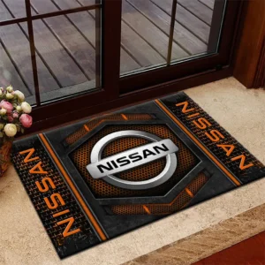 Nissan Doormat, Welcome Mat Gift For Nissan Lovers CAR194032125282 - Orange