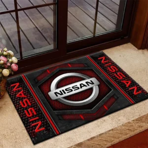 Nissan Doormat, Welcome Mat Gift For Nissan Lovers CAR194032125282 - Red