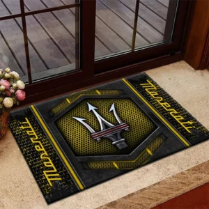 Maserati Doormat, Welcome Mat Gift For Maserati Lovers CAR194032125284 - Yellow